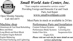 Click here for Small World Auto Center, Inc. Home Page